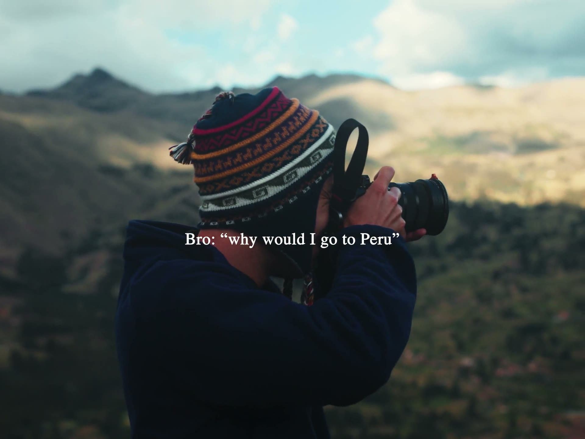 Why Would I Go to Peru reel